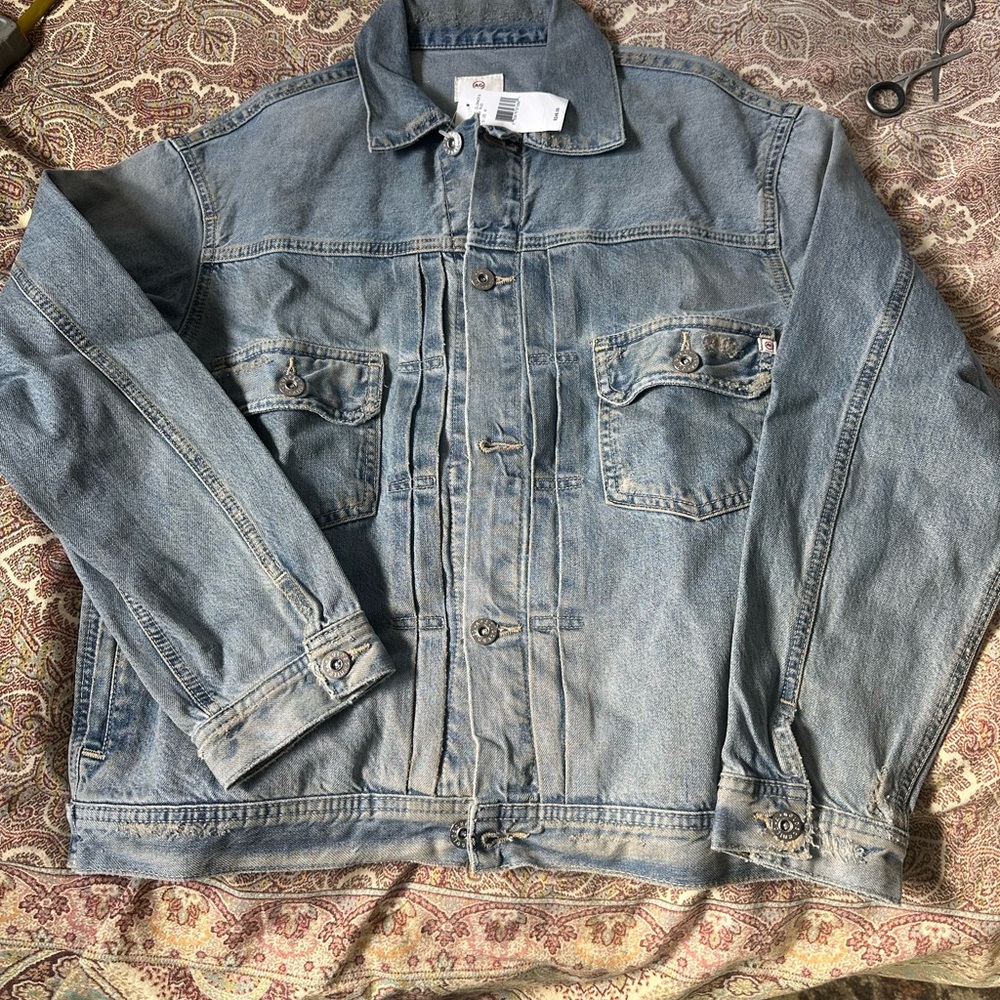 NEW WITH TAGS AG Vintage Jean Jacket Women’s Size M